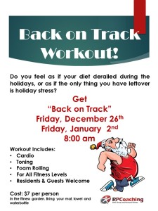 Back on Track Flyer Ready