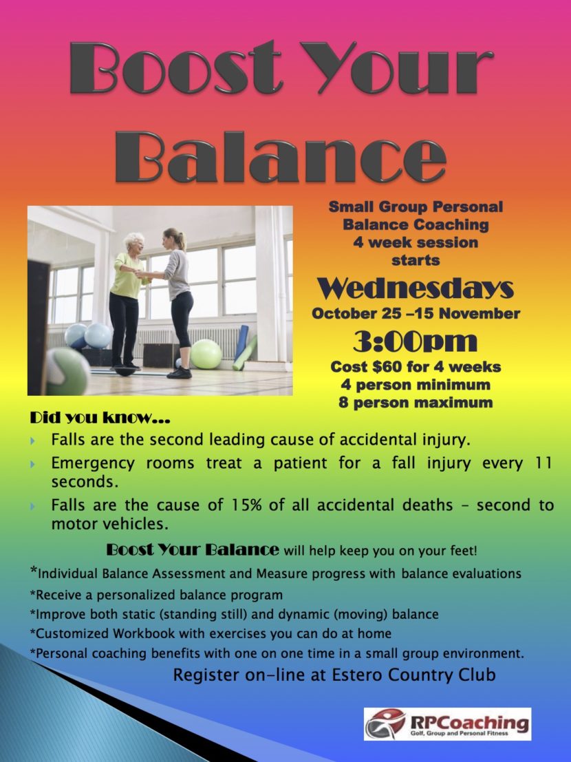 Boost Your Balance Estero Country Club