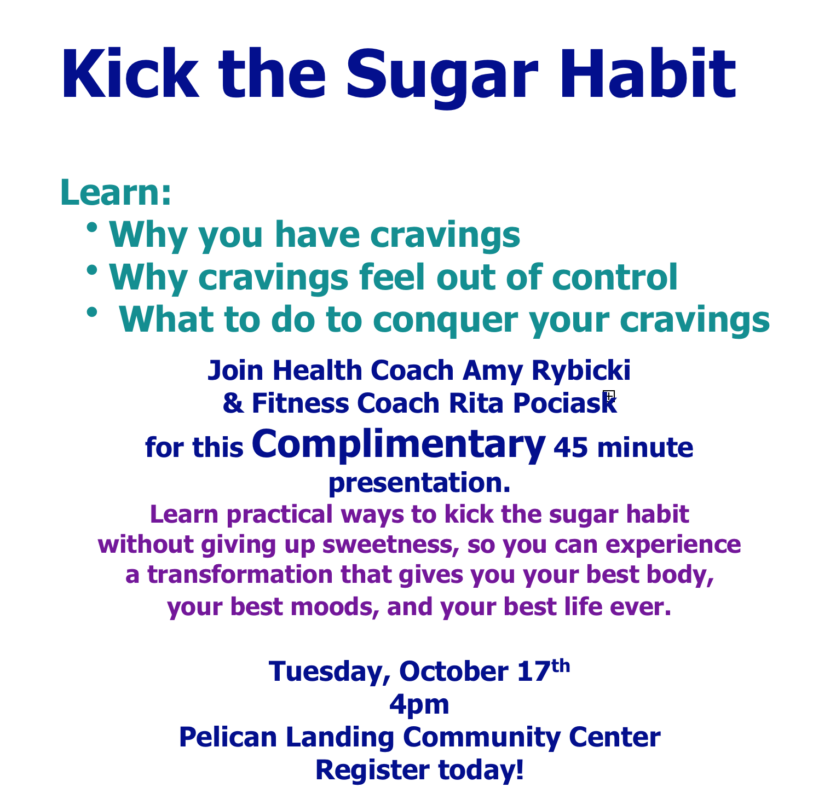 Pelican Landing Kick The Sugar Habit