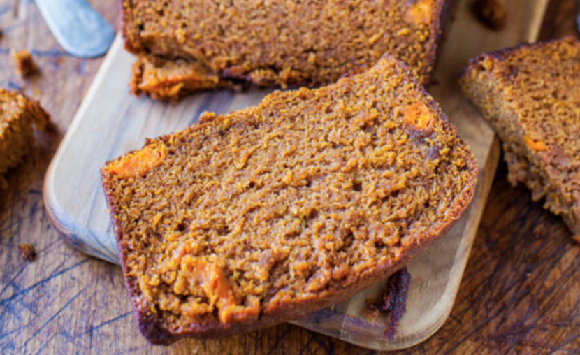 Cinnamon & Spice Sweet Potato Bread Healthy Recipe