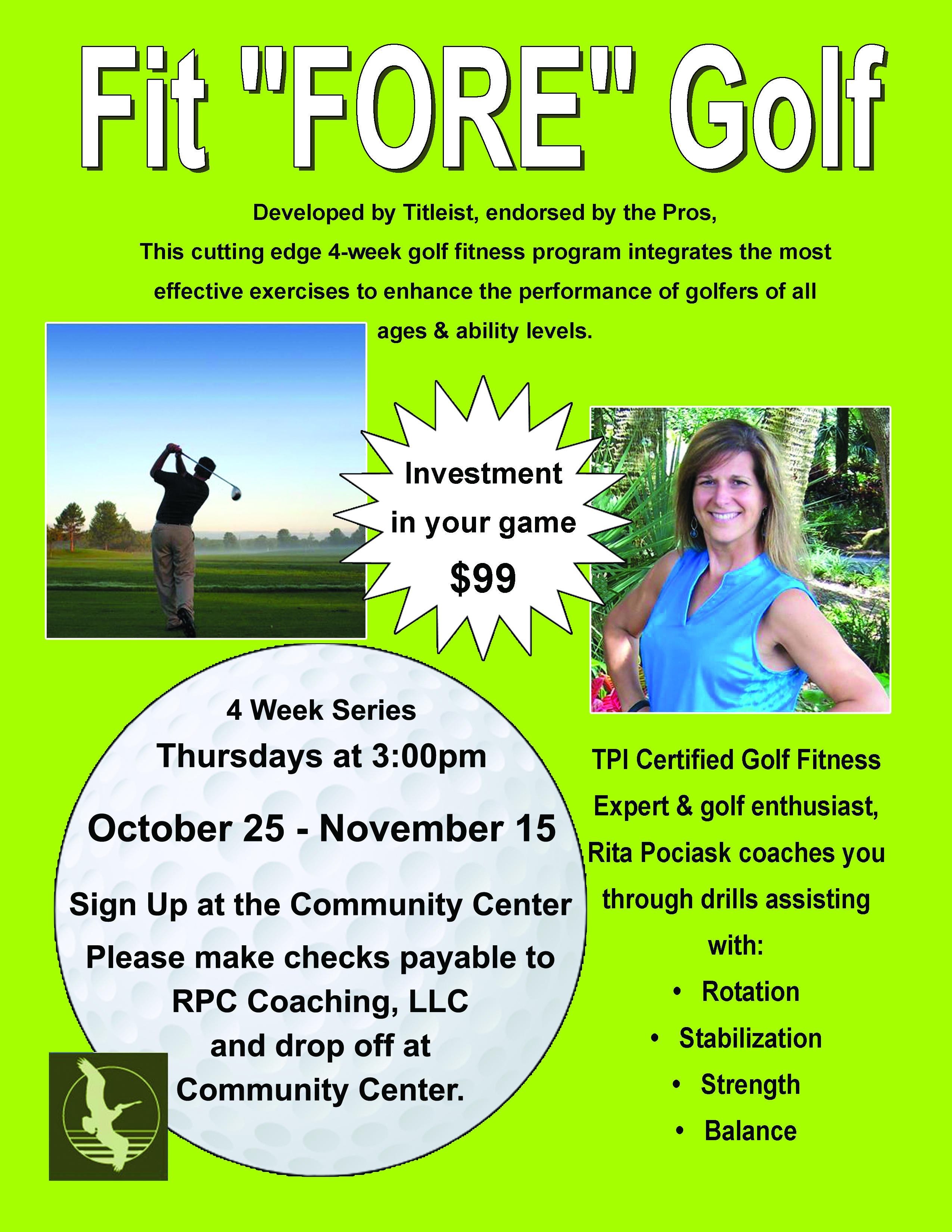 Fit Fore Golf - Pelican Landing - Fall 2018