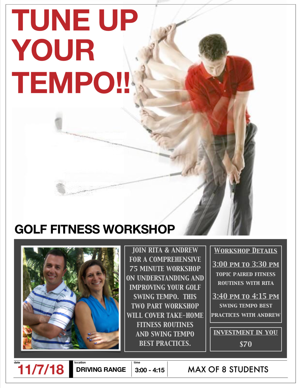 Golf Fitness Workshop